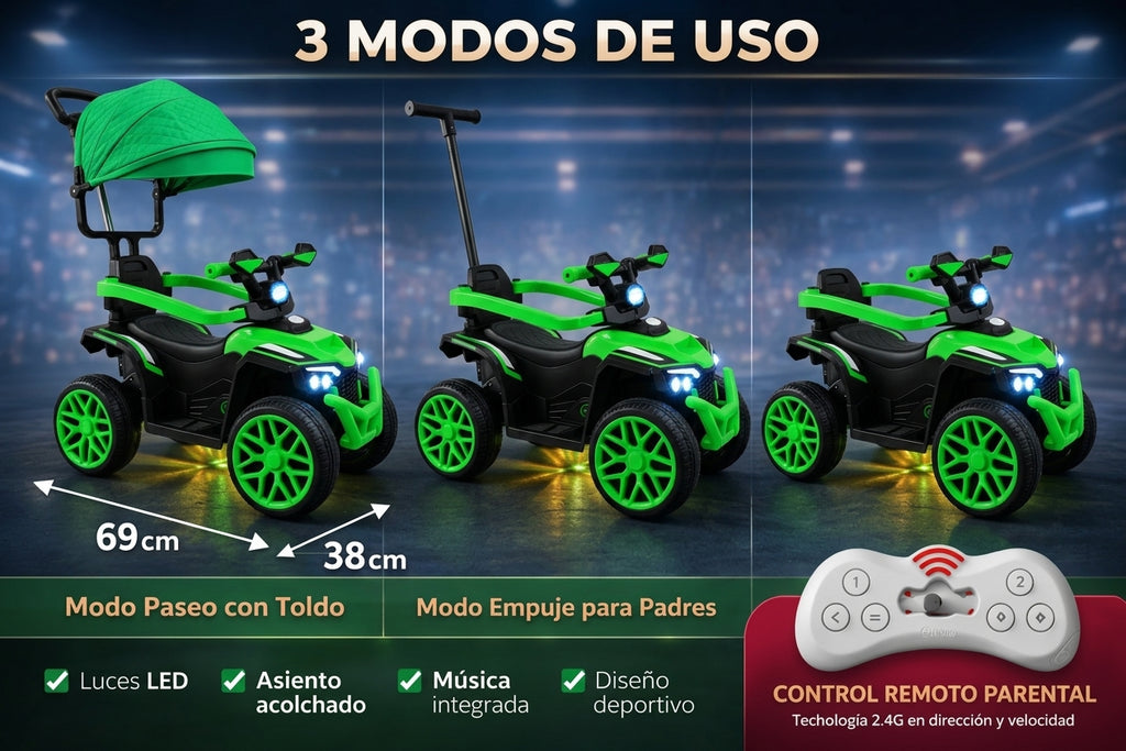Carro Paseador Niños 3 En1 Tr1305 Carpaeu