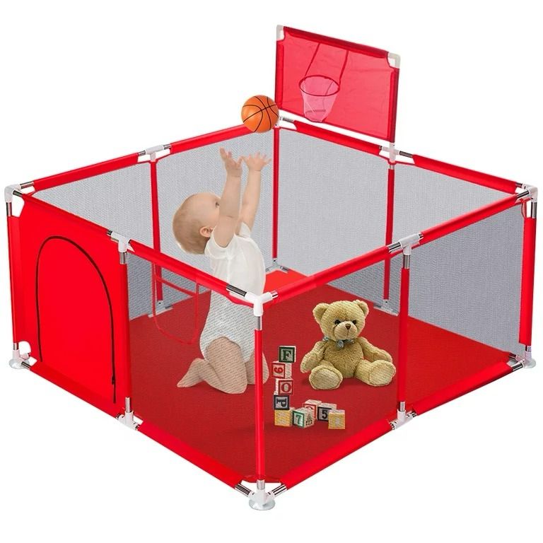 Corral pequeño con obsequio de 50 pelotas