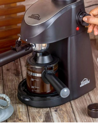 Cafetera Espresso y Capuccino Home Elements