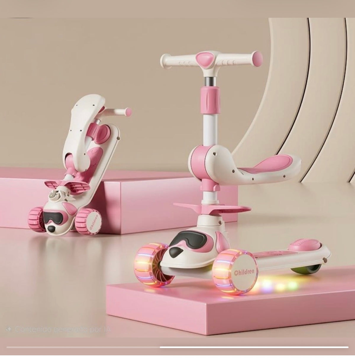 Scooter Infantil Multifuncional 3 en 1