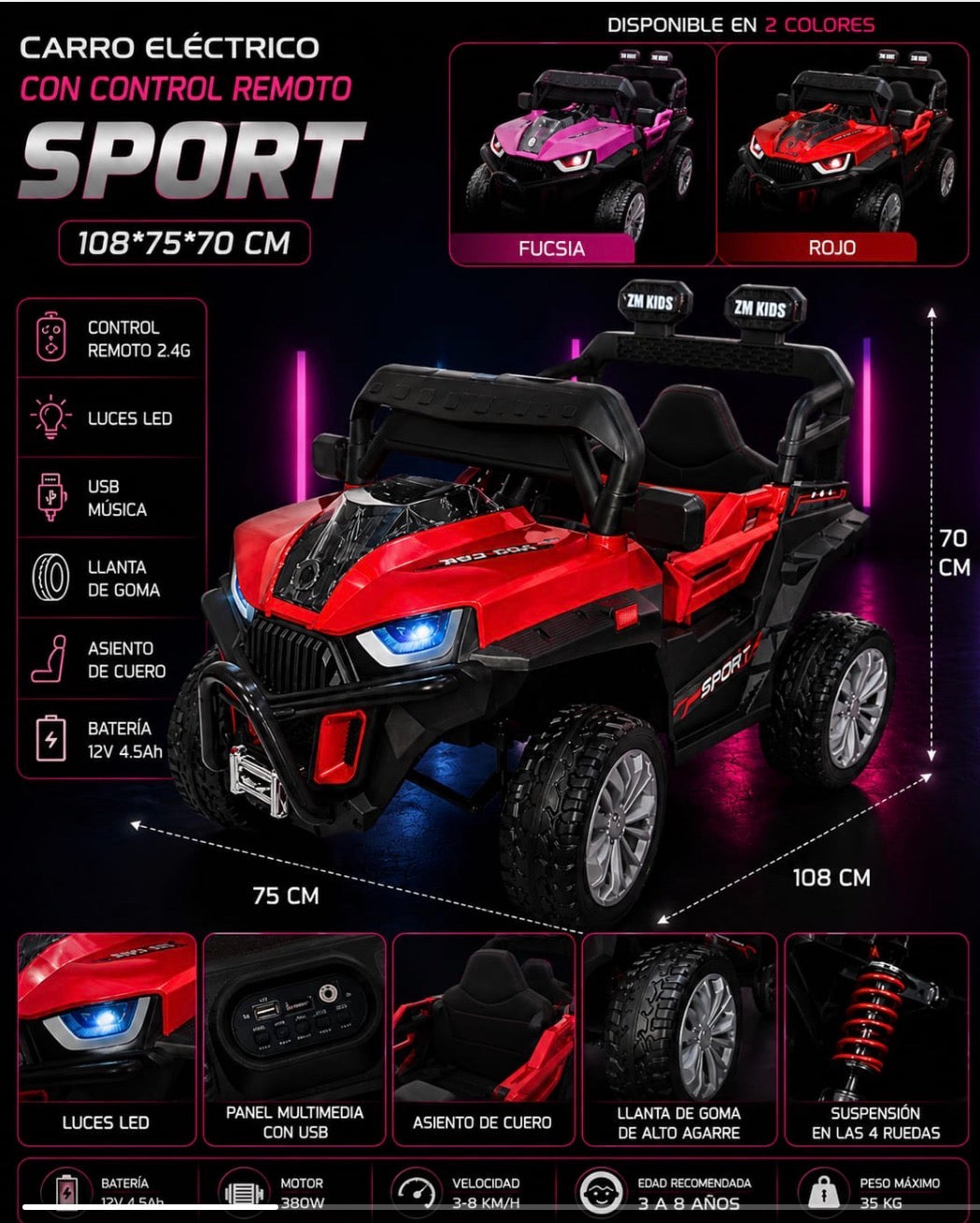 Carro Recargable Sport Tr 1929