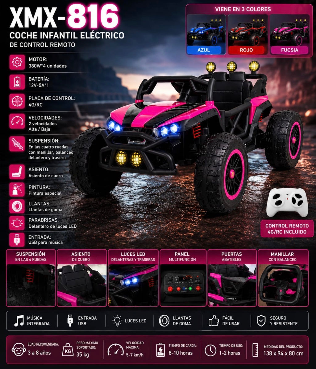 Carro Recargable Xmx816