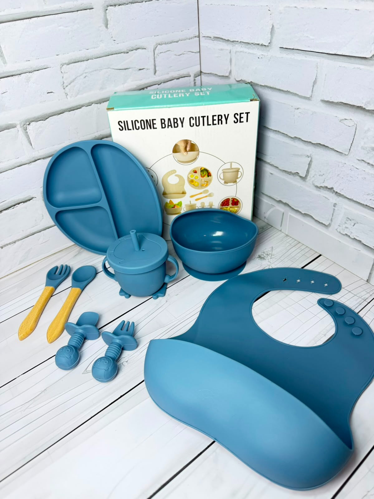 Set vajilla en Silicona para bebé