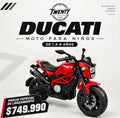 Moto electrica ducati para niños