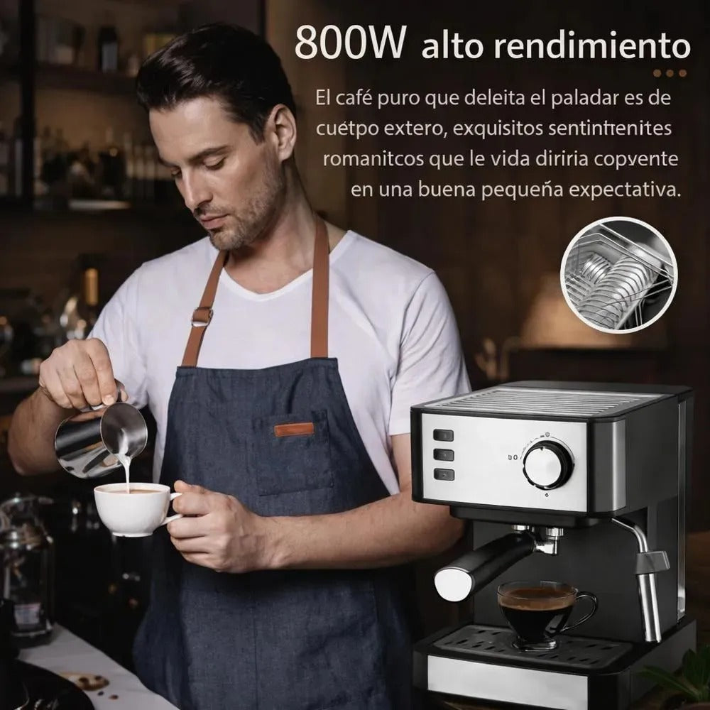 Cafetera Zokany Vapor expreso y capuchino